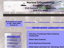 Tablet Screenshot of markee.com